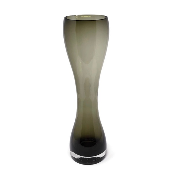 Vintage Tall Smoky Glass Vase - Picture 2 of 7